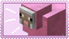 pink sheep stamp